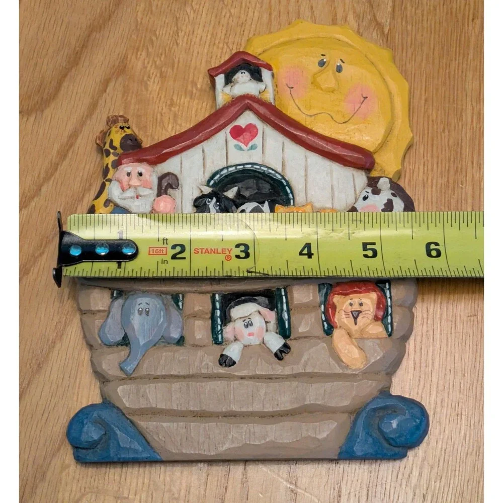 Eddie Walker Noah's Ark Wall Hanger Plaque Let The Sunshine In Childs Room Decor